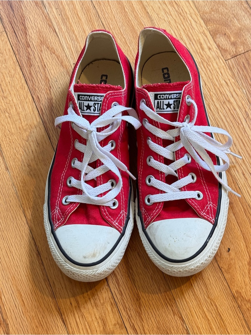 Converse All Star Low Top Sneakers in Red
